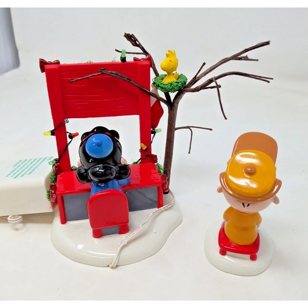 Dept 56 Peanuts “Christmas Spirit - 5 Cents” Lucy Dr & Charlie Brown 2 Pc Set